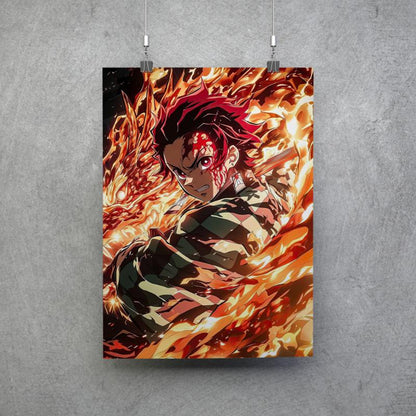 Póster Kamado Tanjiro Kimetsu no Yaiba Kimetsu no Yaiba ver.3
