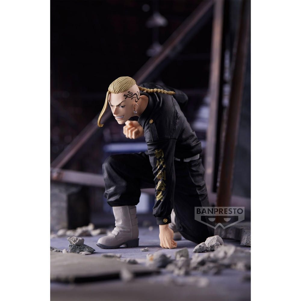 Figura de Ken "Draken" Ryuguji Tokyo Revengers King of Artist - Banpresto