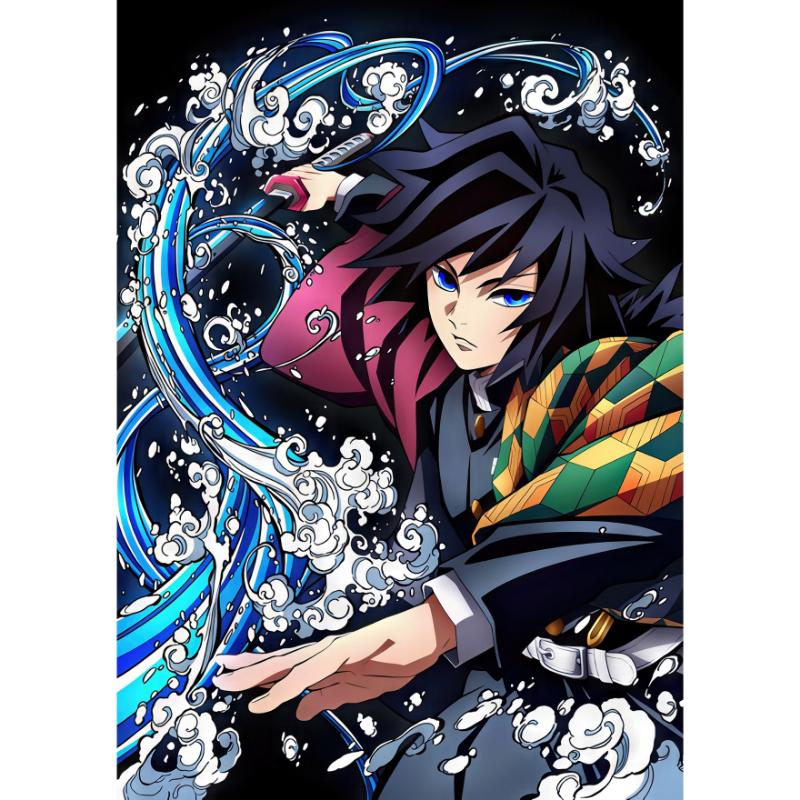 Poster Giyu Tomioka de Kimetsu no yaiba ver.2