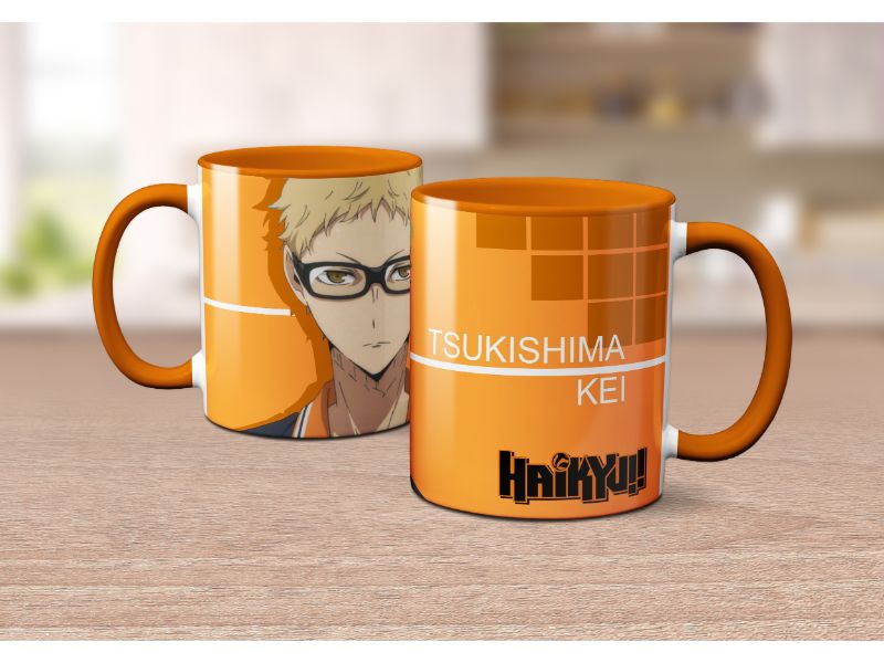 Caneca Tsukishima Kei Haikyuu!!