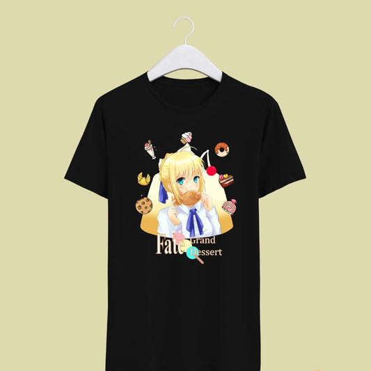 Camiseta Saber Fate Grand Dessert (art by us)