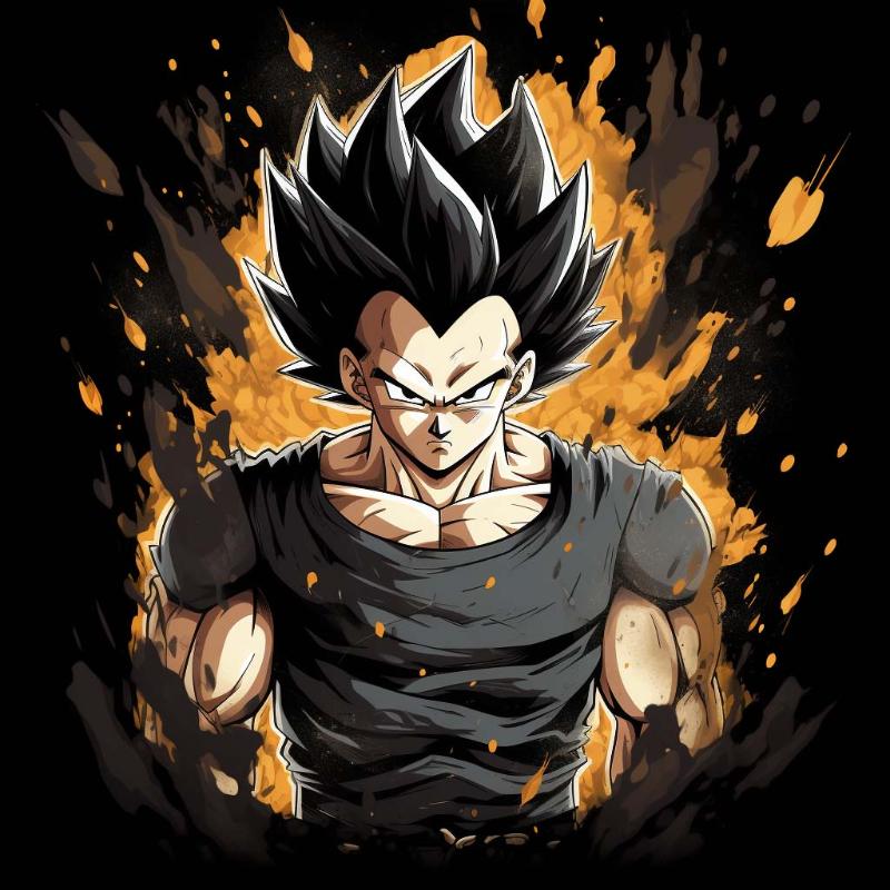 Camiseta Vegeta Dragon Ball