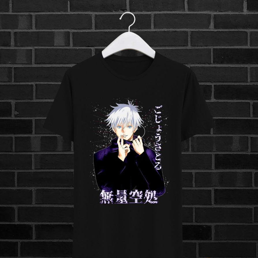 Camiseta Gojo Satoru Infinite Edge de Jujutsu Kaisen (Art by us)