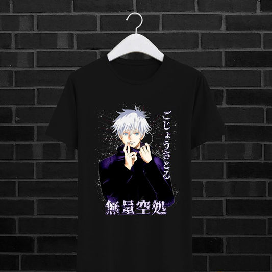 Camiseta Gojo Satoru Infinite Edge de Jujutsu Kaisen (Art by us)