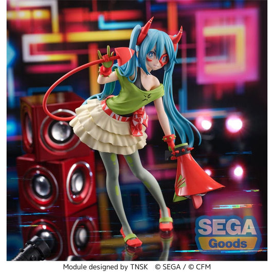 Figura Hatsune Miku Series Estátua FIGURIZMa PVC Project DIVA- X Hatsune Miku - DE:MONSTAR T.R. 22 cm Sega