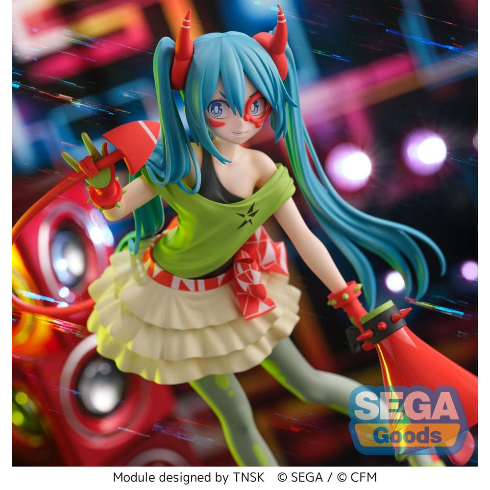 Figura Hatsune Miku Series Estatua FIGURIZMa PVC Project DIVA- X Hatsune Miku - DE:MONSTAR T.R. 22 cm Sega