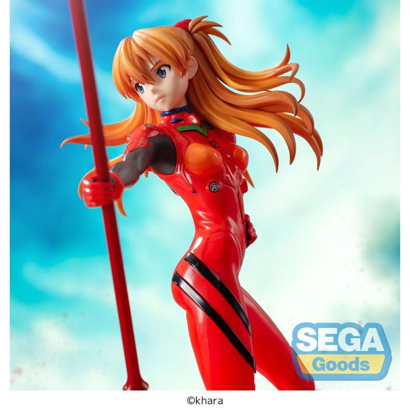 Figura Evangelion: 3.0+1.0 Thrice Upon a Time Estatua Luminasta PVC Asuka Shikinami Langley x Spear of Longinus 20 cm Sega