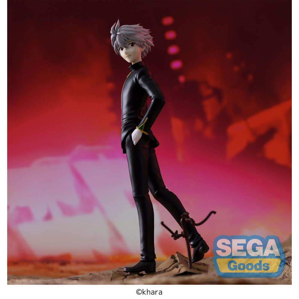 Figura de Kaworu Nagisa Evangelion: 3.0+1.0 Thrice Upon a Time Estatua PVC Vignetteum SPM Commander Suit Ver. - SEGA