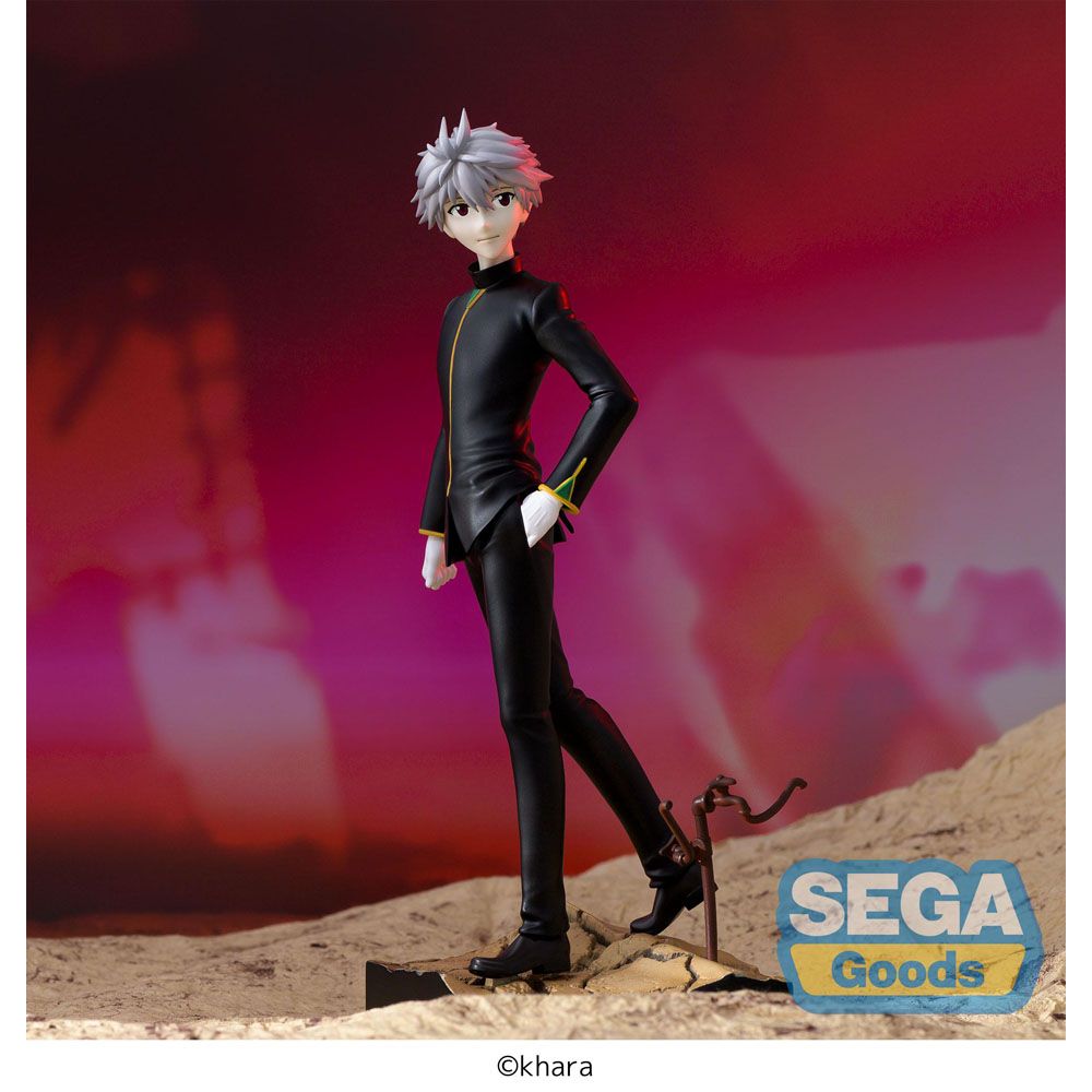 Figura de Kaworu Nagisa Evangelion: 3.0+1.0 Thrice Upon a Time Estatua PVC Vignetteum SPM Commander Suit Ver. - SEGA