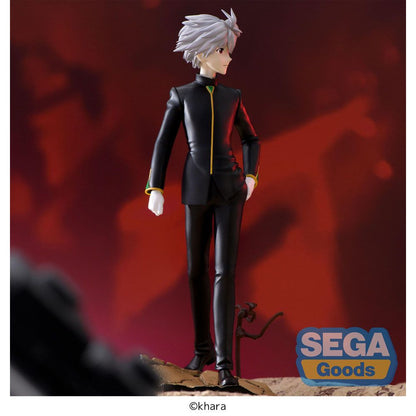Figura de Kaworu Nagisa Evangelion: 3.0+1.0 Thrice Upon a Time Estatua PVC Vignetteum SPM Commander Suit Ver. - SEGA