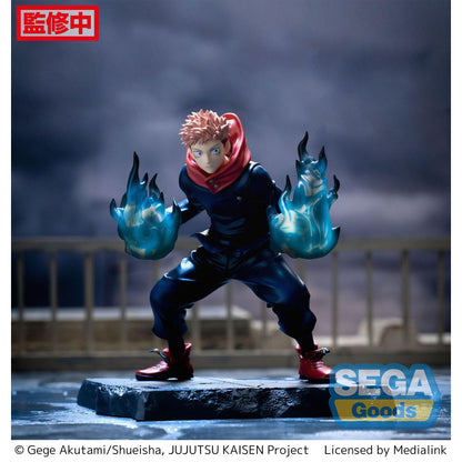 Figura Yuji Itadori Jujutsu Kaisen Estatua Luminasta PVC Figurizm Joint Struggle - SEGA