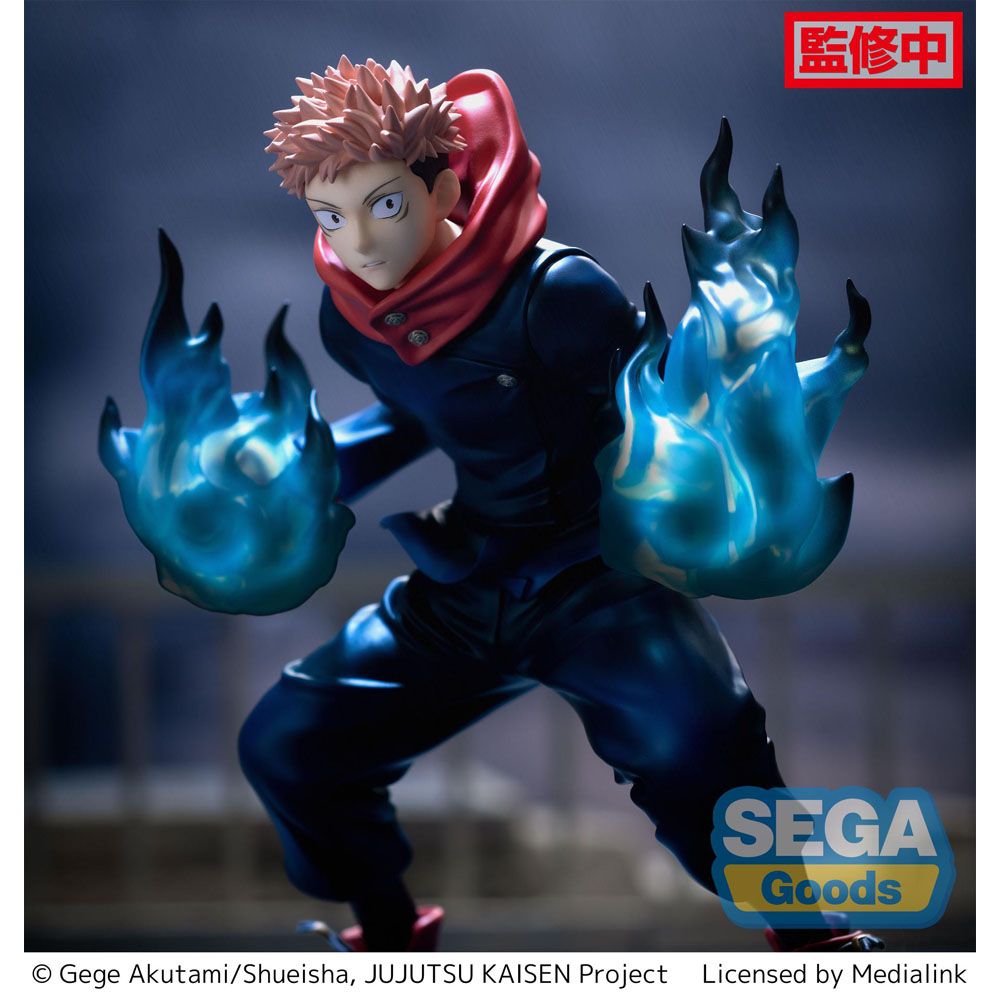 Figura Yuji Itadori Jujutsu Kaisen Estatua Luminasta PVC Figurizm Joint Struggle - SEGA