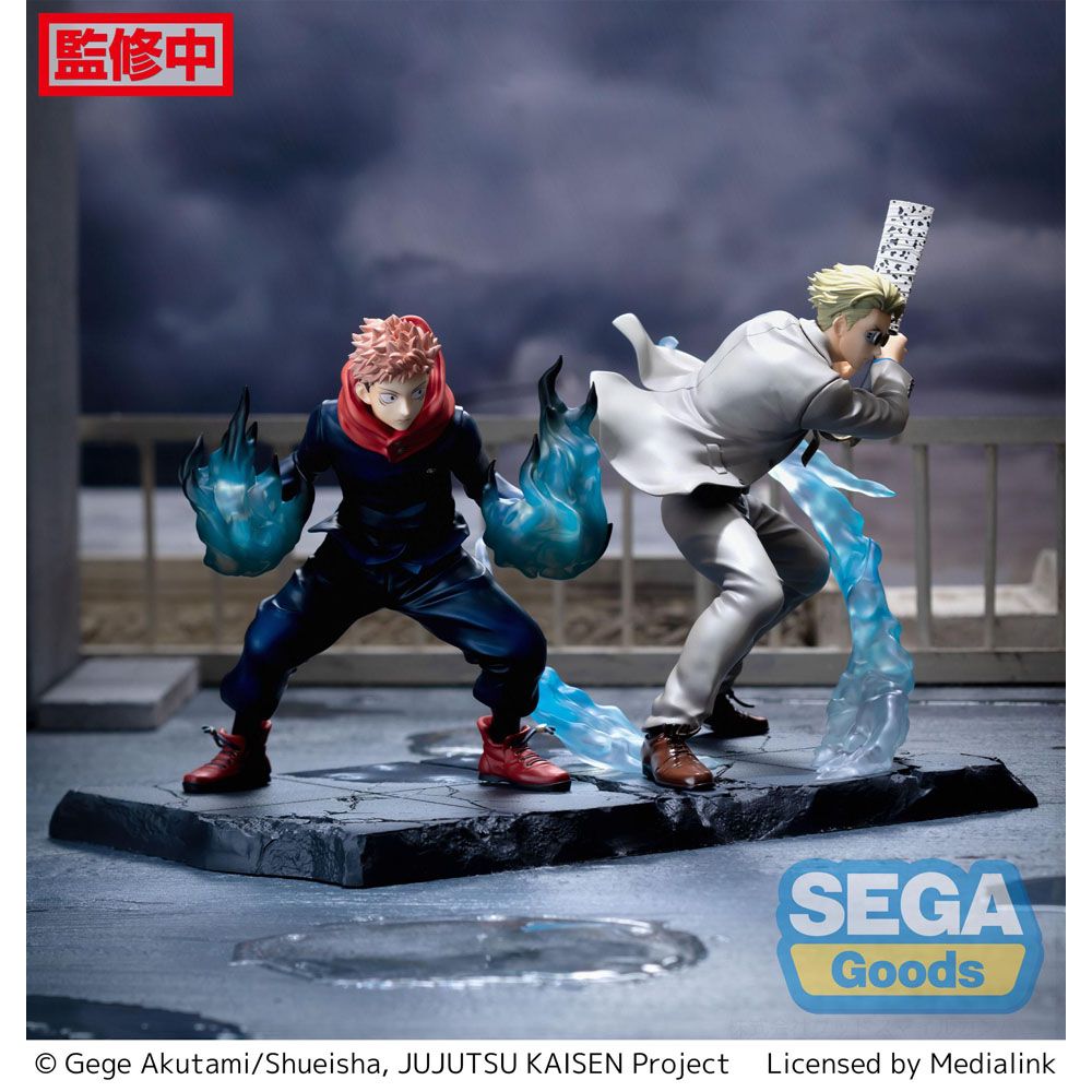 Figura Yuji Itadori Jujutsu Kaisen Estatua Luminasta PVC Figurizm Joint Struggle - SEGA
