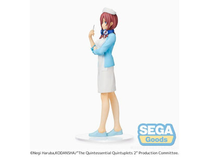 Figura de Miku Nakano The Quintessential Quintuplets 2 Estatua PVC SPM Nurse Ver. - Sega