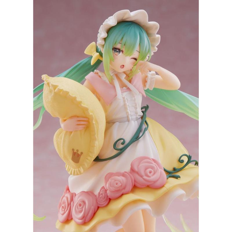Figura Hatsune Miku Estatua PVC Hatsune Miku Wonderland Figure Sleeping Beauty Reissue 18 cm Taito