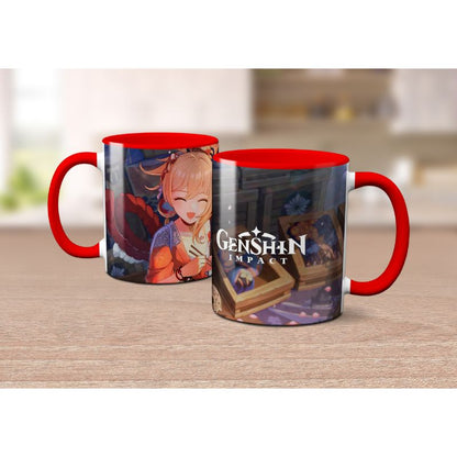 Caneca de Yoimiya de Genshin Impact