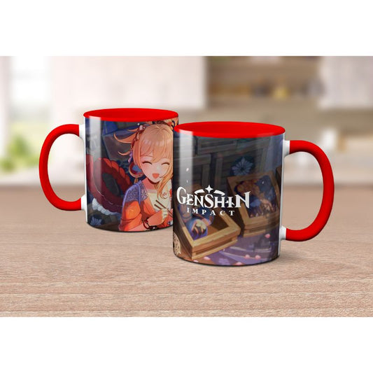 Caneca de Yoimiya de Genshin Impact