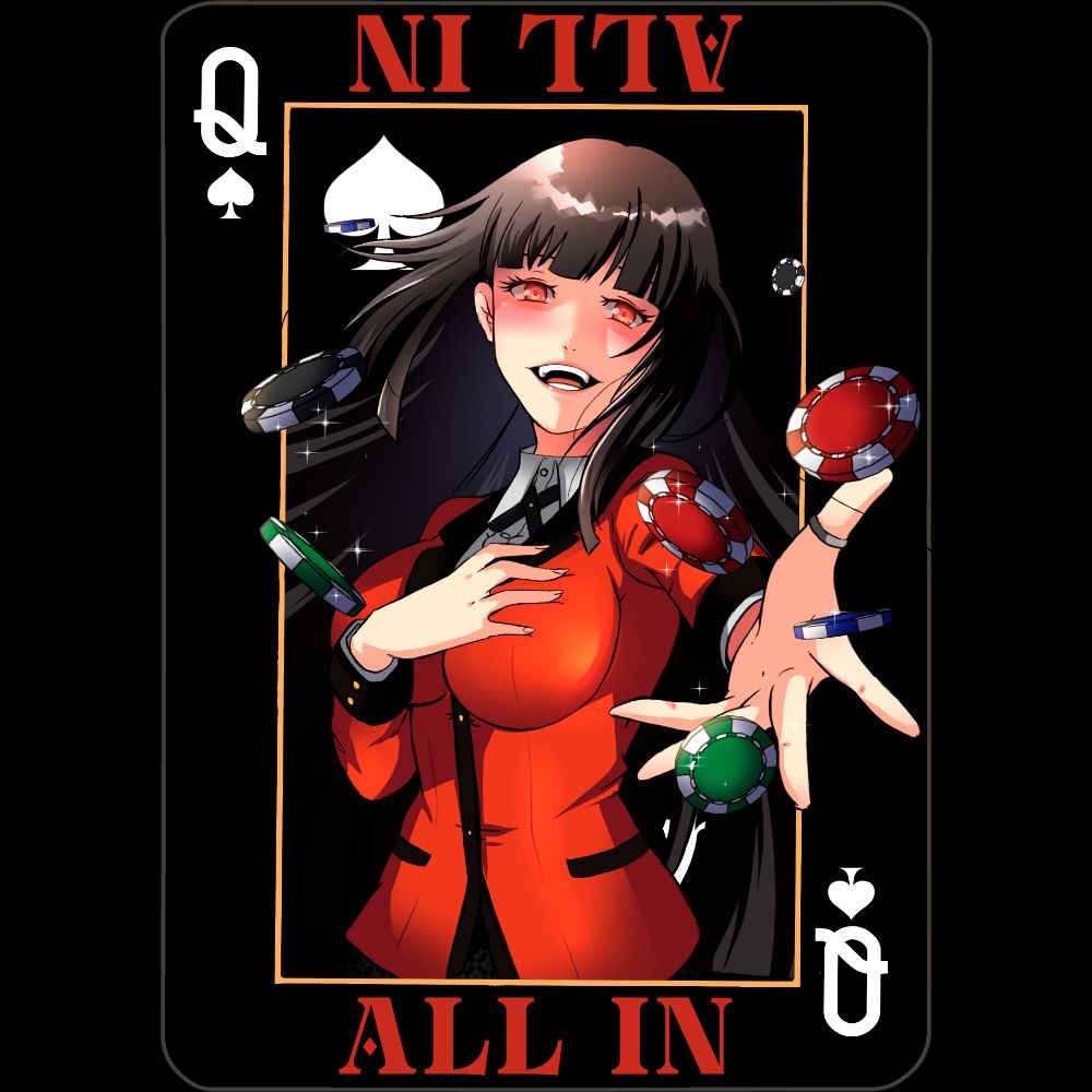 Camiseta Yumeko de Kakegurui  Deluxe edition (art by us)