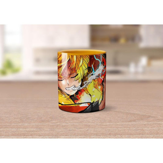 Caneca Agatsuma Zenitsu Kimetsu no Yaiba ver.2