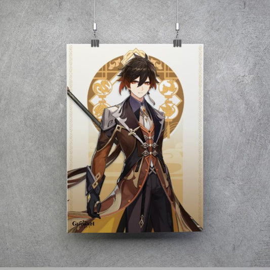 Poster Zhongli - Genshin Impact
