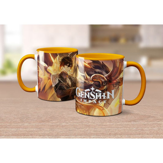 Caneca do Zhongli do Genshin Impact